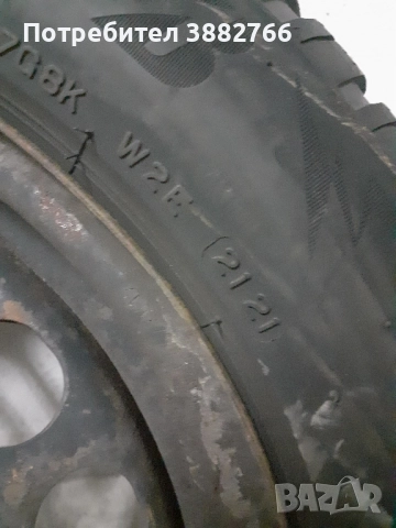 Зимни гуми с джанти 5х112 16цола, снимка 4 - Гуми и джанти - 52401079