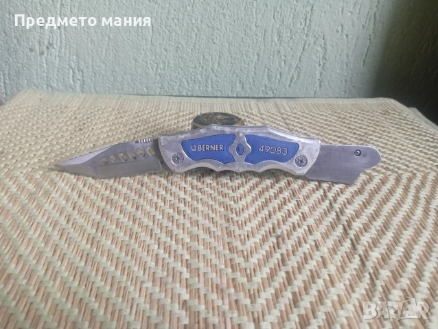 Комбиниран сгъваем нож 2-в-1 Berner Нож и Макетен нож, ножче