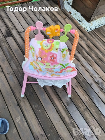 Детско столче (шезлонг) fisherprice, снимка 5 - Детски люлки - 52558518