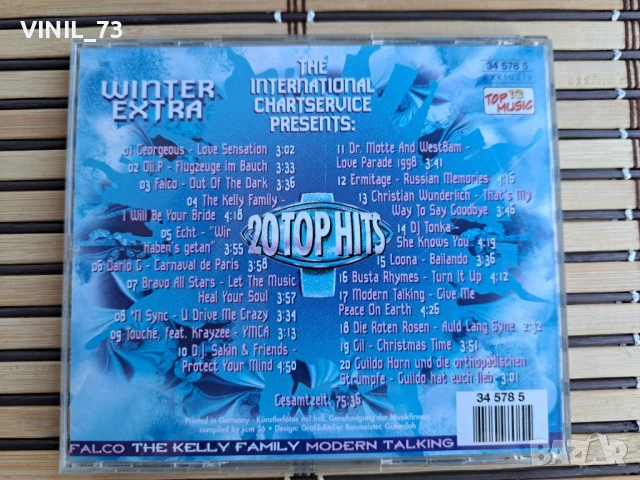20 Top Hits - Winter Extra 1998, снимка 3 - CD дискове - 50544117