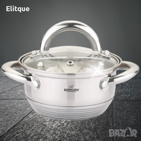 Тенджера Bohmann, 0.7 л./ 1 л., неръждаема стомана, снимка 3 - Съдове за готвене - 52448826