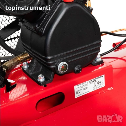 Компресор за въздух 200литра RAIDER RD-AC19, 8 bar, 250 л/мин., снимка 3 - Компресори - 53521139