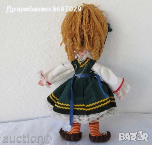 Пинокио на пружина, голяма 50 см Парцалена кукла,  с национална носия за стена, казак мускетар, снимка 14 - Декорация за дома - 28881400
