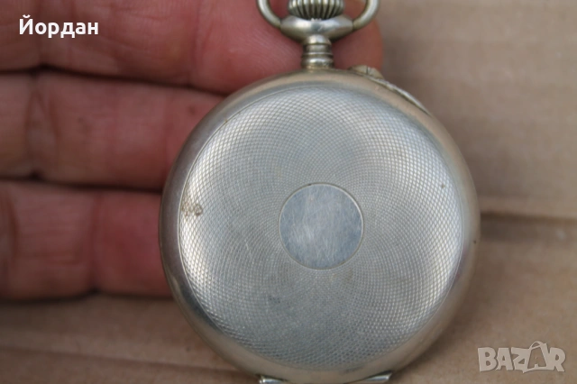 Джобен швейцарски часовник с порцеланов циферблат, снимка 6 - Мъжки - 54149989