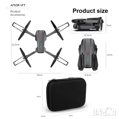 E99 Pro K3 RC Drone 4K Двойна HD широкоъгълна камера Задържане на височина 3D Spin WIFI Камера Видео, снимка 8 - Дронове и аксесоари - 46880057