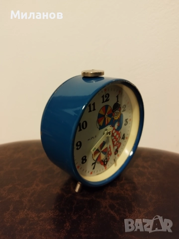 Стар анимиран будилник, настолен часовник, снимка 7 - Антикварни и старинни предмети - 52849541