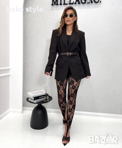 Ефектен дантелен клин  , снимка 2 - Клинове - 52534242