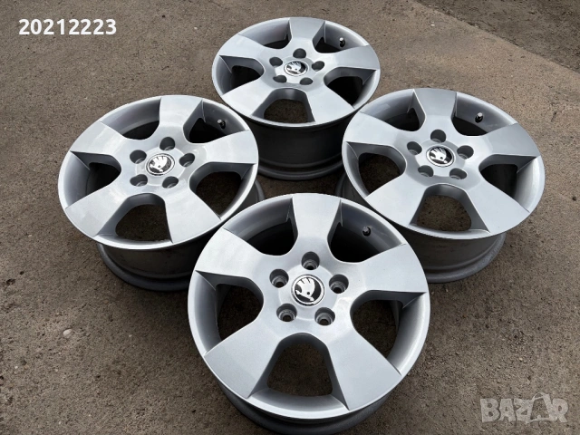 4 броя алуминиеви джанти за Skoda Octavia 15, снимка 8 - Гуми и джанти - 53886749