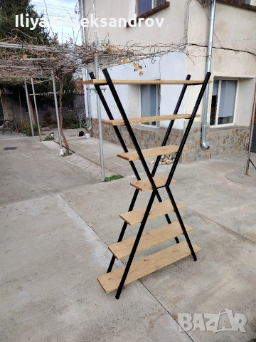 Х-образна етажерка, снимка 7 - Етажерки - 53685599