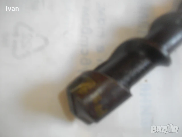 ф35мм ВИДИРАНА БУРГИЯ СВРЕДЛО 42см ЗА ПРОБИВАНЕ СКАЛИ КАМЪК БЕТОН ОТ СТАРОТО КАЧЕСТВО, снимка 6 - Други инструменти - 51010680