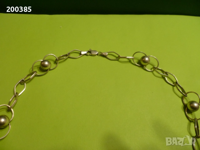 Масивно сребърно колие, снимка 6 - Колиета, медальони, синджири - 52671693