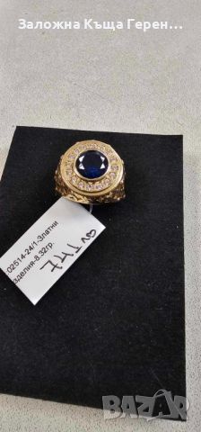 Мъжки златен пръстен - 8,32 гр., снимка 2 - Пръстени - 45714323