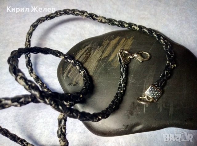 СТИЛЕН АРТ МЕДАЛЬОН от ШЛИФОВАН ЧЕРВЕН ЖАДЕИТ РЪЧНА ЮВЕЛИРНА ИЗРАБОТКА 23694, снимка 8 - Колиета, медальони, синджири - 51255659