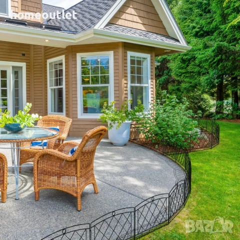 ПРОМОЦИЯ Модулна декоративна ограда за двор, 6 части ELEVENS A-HW89007, снимка 2 - Огради и мрежи - 50982949