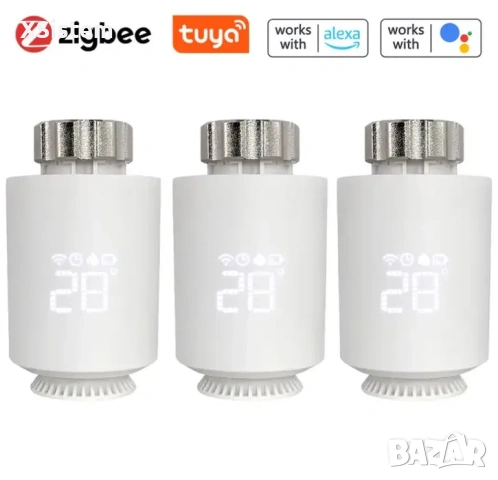 Tuya smart Термоглава за радиатор, снимка 3 - Друга електроника - 53207212