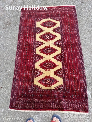 ръчно тъкана пакистанска пътечка , снимка 4 - Пътеки - 51632714