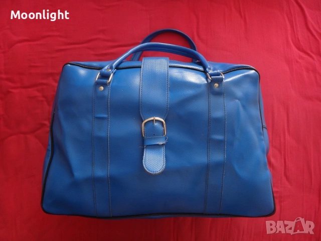 Антики - 2 големи ретро кожени сака / пътни чанти винтидж, снимка 2 - Антикварни и старинни предмети - 53232689