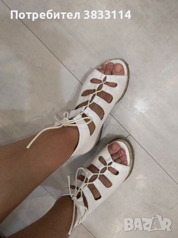 Дамски сандали на платформа ELIZA - нови, снимка 3 - Сандали - 46280924