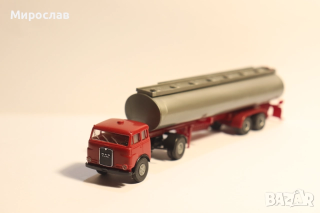 BREKINA ?? H0 1/87 MAN ЦИСТЕРНА КАМИОН МОДЕЛ КОЛИЧКА, снимка 2 - Колекции - 52528911