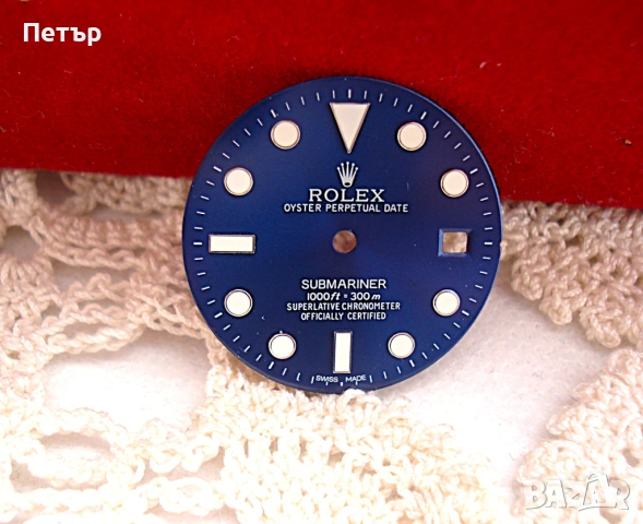 ЦИФЕРБЛАТ ЗА ЧАСОВНИК "ROLEX SUBMARINER"