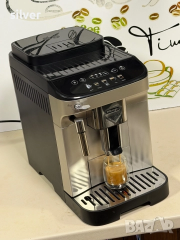 Кафемашина кафе автомат delonghi magnifica EVO с гаранция, снимка 3 - Кафемашини - 53001886