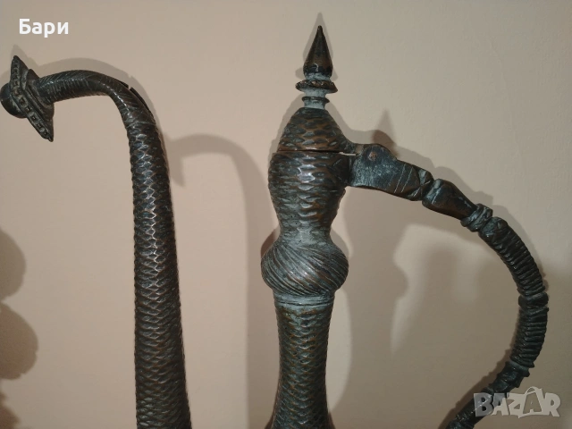 Много стар красив арабски ибрик , снимка 5 - Антикварни и старинни предмети - 53171543