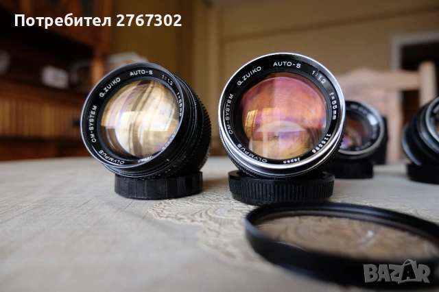 Olympus Zuiko manual Lenses, снимка 2 - Обективи и филтри - 53417407