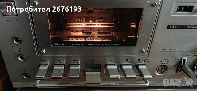 Касетен дек Aiwa AD-6800 в комплект с ресивъра Aiwa AX-7600, снимка 6 - Аудиосистеми - 53717270