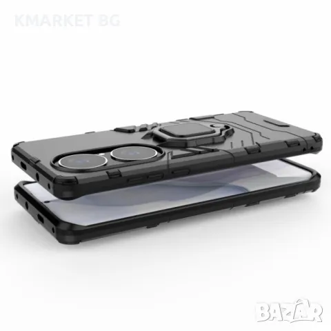 Huawei P50 Pro Удароустойчив Ring Holder Калъф и Протектор, снимка 5 - Калъфи, кейсове - 49313284