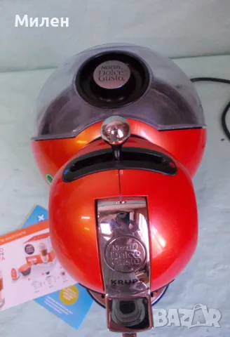 Кафемашина с гаранция 1 година Dolce Gusto Krups MELODY Orange, снимка 7 - Кафемашини - 47427407