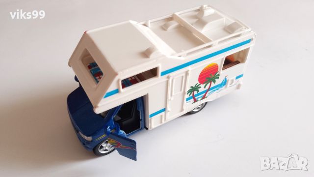 5" Kinsmart Kinsfun Ford E-350 Camper Van, снимка 2 - Колекции - 45888121