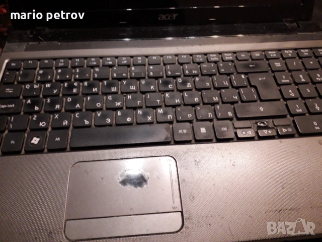 Продавам лаптоп модел ACER ASPIRE 5750G  2334G75 SERIES с изгоряла видео платка и изхабена батерия з, снимка 2 - Части за лаптопи - 54161998