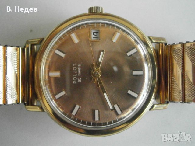 POLJOT, automatic, case 37 mm, 30 jewels, USSR, TOP!, снимка 4 - Мъжки - 46124405