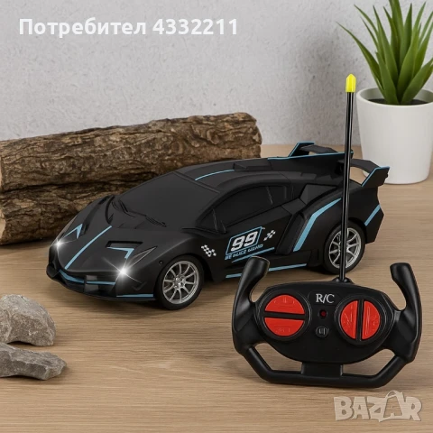 Високоскоростна дрифт кола с дистанционно управление , снимка 3 - Коли, камиони, мотори, писти - 51113841