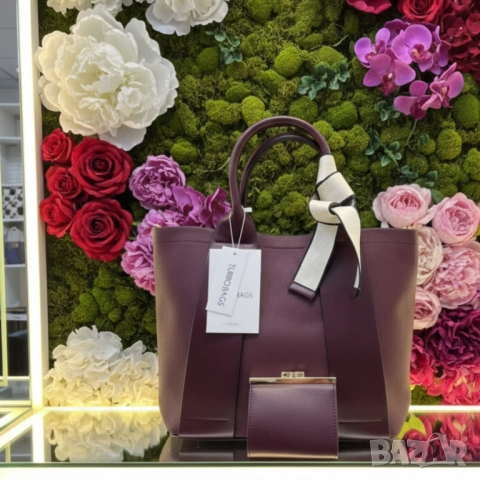 Елегантна бордо чанта 2 в 1 – стил и удобство за всяка жена, снимка 6 - Чанти - 51852243