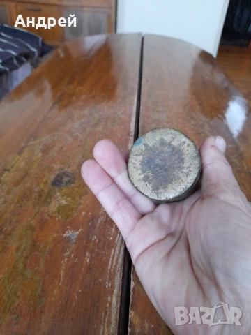 Стара месингова мерка за кантар, снимка 4 - Други ценни предмети - 53418345