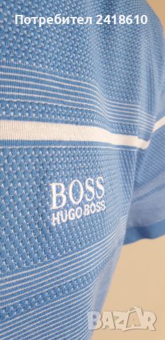 Hugo Boss Paule 5 Pima Cotton Slim Fit Mens Size L НОВО! ОРИГИНАЛНА Тениска!, снимка 8 - Тениски - 45100688