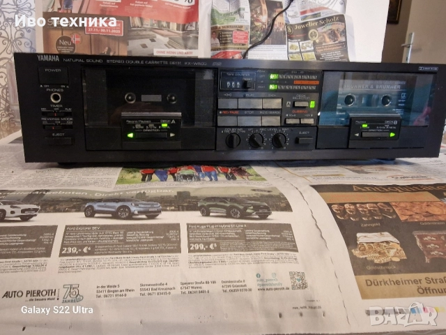 kaseten deck YAMAXA KX W 500, снимка 2 - Декове - 52511273