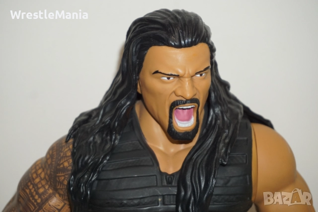 Рядка Оригинална Голяма Говореща Кеч Фигура На Roman Reigns 36см, снимка 3 - Колекции - 51855529