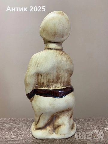 Винтидж керамичен щоф „Моряк с халба“, снимка 3 - Антикварни и старинни предмети - 52488216