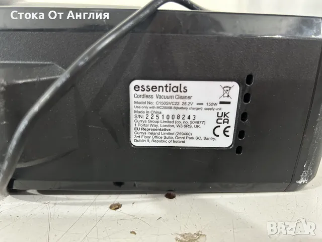 Прахосмукачка - Essential  C150SVC22 25.2V, снимка 3 - Прахосмукачки - 49792205