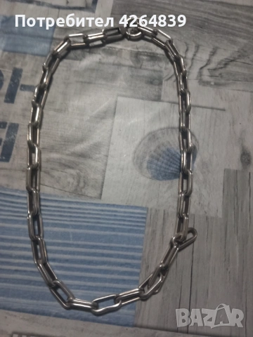 Сребърен ланец , снимка 2 - Колиета, медальони, синджири - 54141815