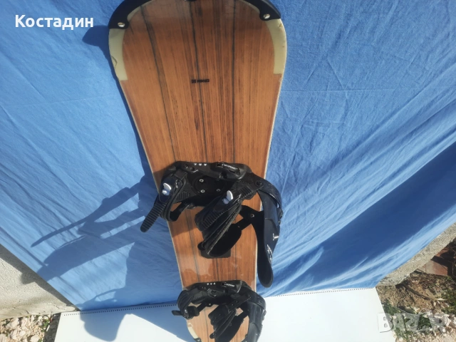 сноуборд  Nano Banana Limited  157 W см. с автомати, снимка 5 - Зимни спортове - 53623626
