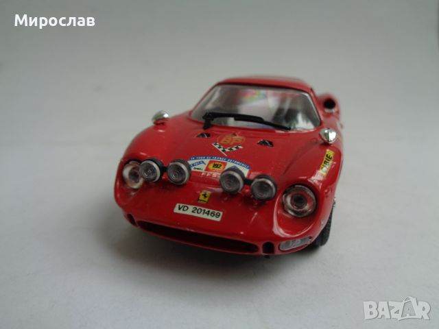 1:43 Best Model FERRARI 250 LM ИГРАЧКА КОЛИЧКА МОДЕЛ, снимка 2 - Колекции - 45415341