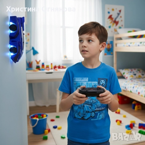 Антигравитационна каскадьорска кола – кара по стени, таван и под Stunt Car 360°, снимка 6 - Коли, камиони, мотори, писти - 52811167