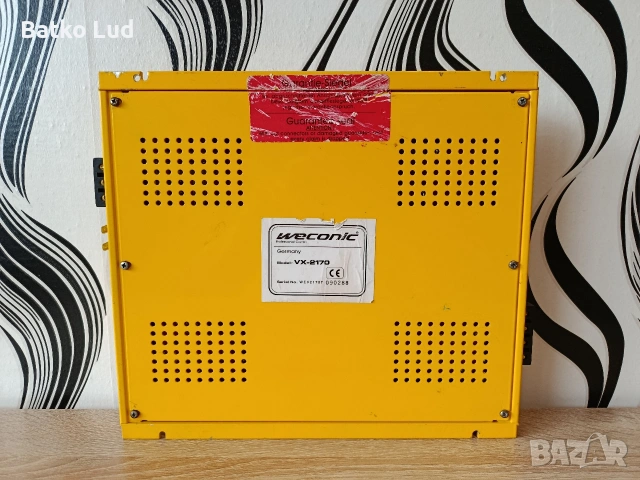 Усилвател Weconic VX-2170, снимка 8 - Ресийвъри, усилватели, смесителни пултове - 53391025