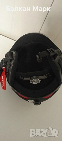 Нова ски каска Alpina Biom C (50–54 см) – Black Matt Red 🎿 , снимка 2 - Зимни спортове - 52399270
