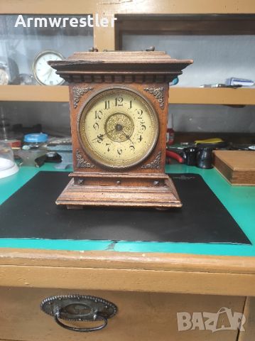 Стар Часовник Юнгханс с Будилник , снимка 1 - Антикварни и старинни предмети - 46249261