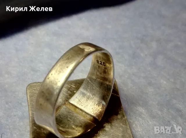 СТИЛЕН ВИНТИДЖ АРТ ДИЗАЙН СРЕБЪРЕН ПРЪСТЕН СРЕБРО 925 ДИЗАЙНЕРСКА РЪЧНА ИЗРАБОТКА 41084, снимка 2 - Пръстени - 50421517