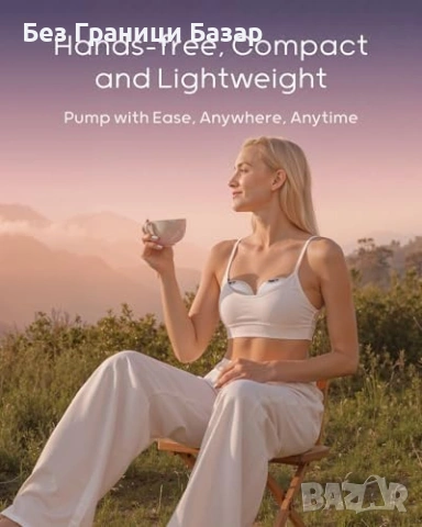 Нова Nuliie Hands-Free Електрическа Помпа за Кърма 2 Броя 24MM за майки, снимка 8 - Помпи за кърма - 53836594